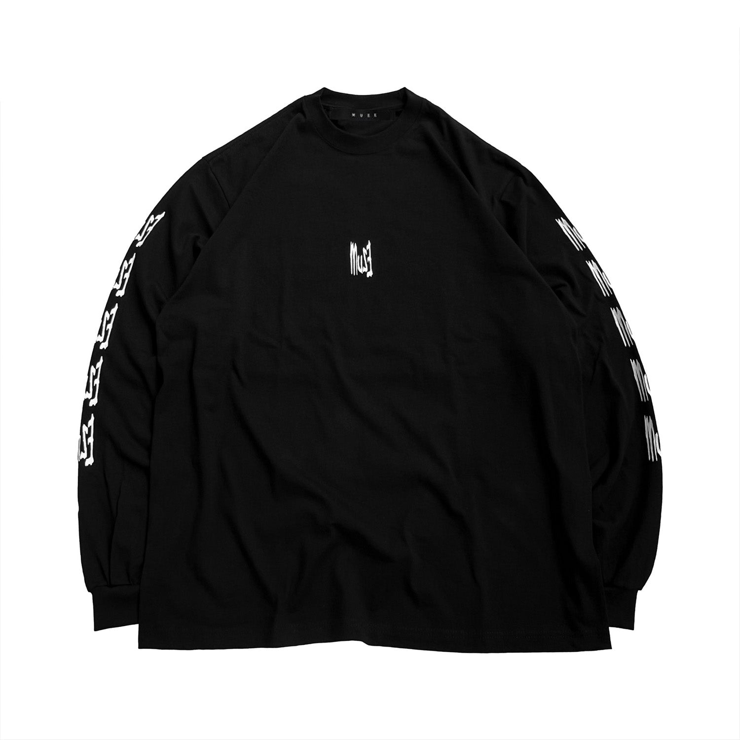 MUZE BLACK LABEL -【MUZE JUMBLE LONG SLEEVE T-SH(BLACK)】ミューズ