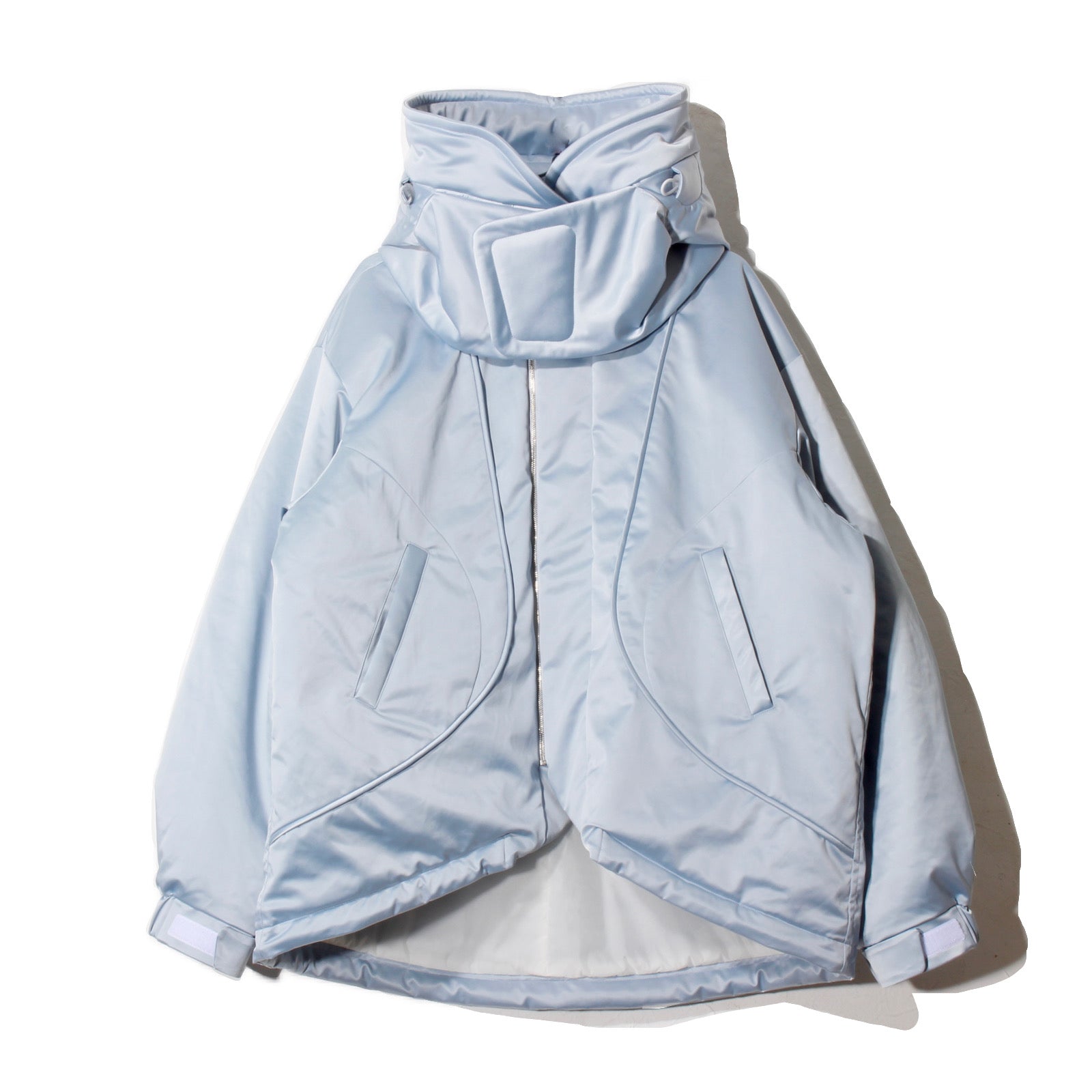 シェルターコート:round model / セルリアンシルバー – MIKIRIHASSHIN