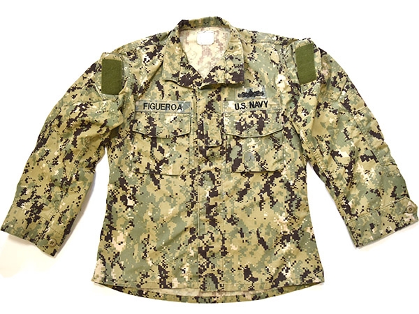 米軍実物 NAVY NWU TYPE3 ワーキングユニフォーム ジャケット S-S 海軍