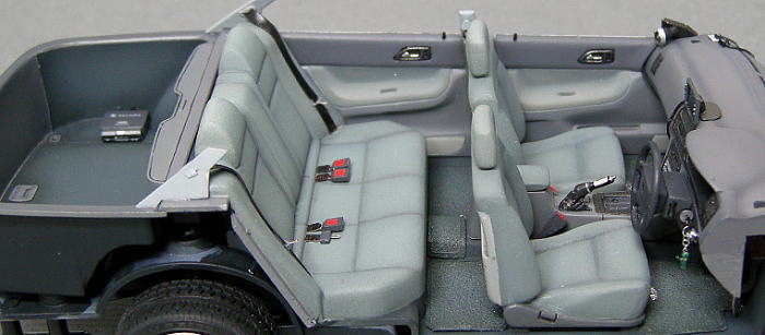 アオシマ 1/24 ホンダ CE1アコードワゴン 2.2 ViX （改） インテリア