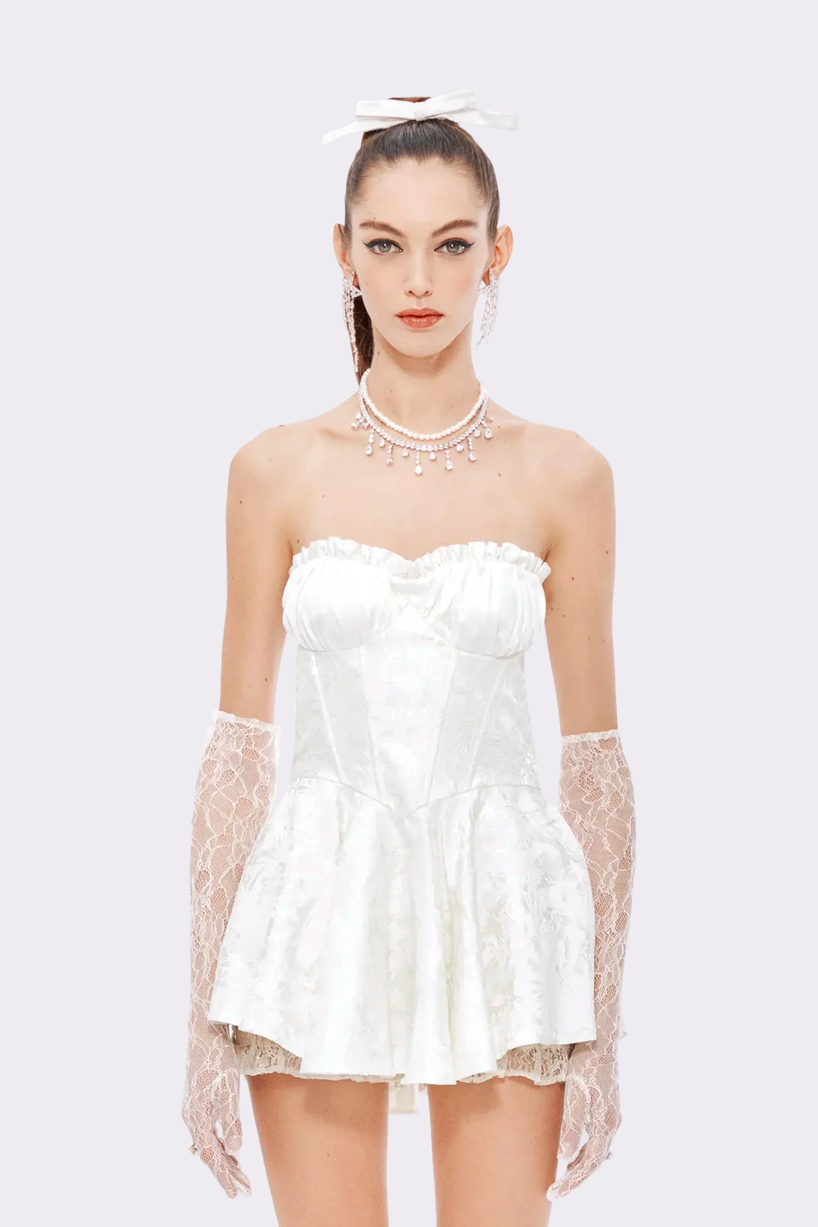 Airina Dress White | Nana Jacqueline Designer Wear