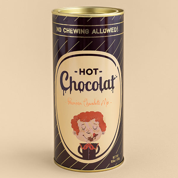 Premium Hot-Chocolate Mix Tin – No Chewing Allowed!