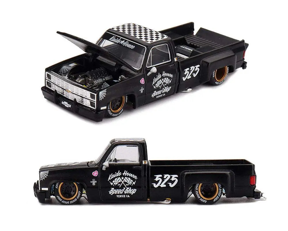 Kaido House x Mini GT Chevrolet Silverado Dually Hot Rod V1 – Flat