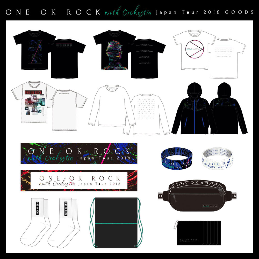 ワンオク オーケストラ ライブグッズ2018 アスマートにて通信販売開始