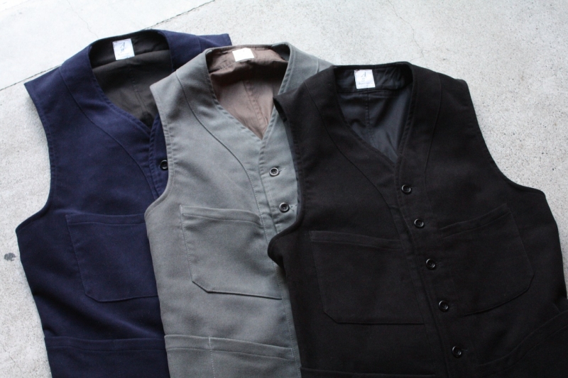 SAGAN VEST / ENGLISH MOLESKIN | ANATOMICA SAPPORO アナトミカ札幌