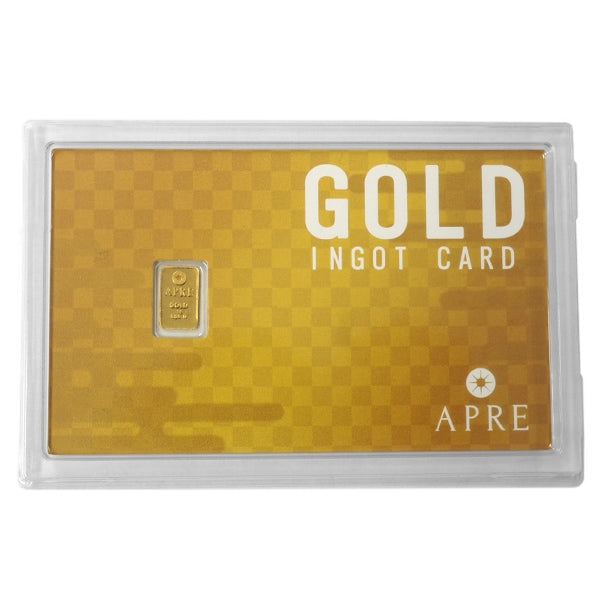 新品N/新品】 ギフト 純金 1g インゴット付き カード お祝い 記念品