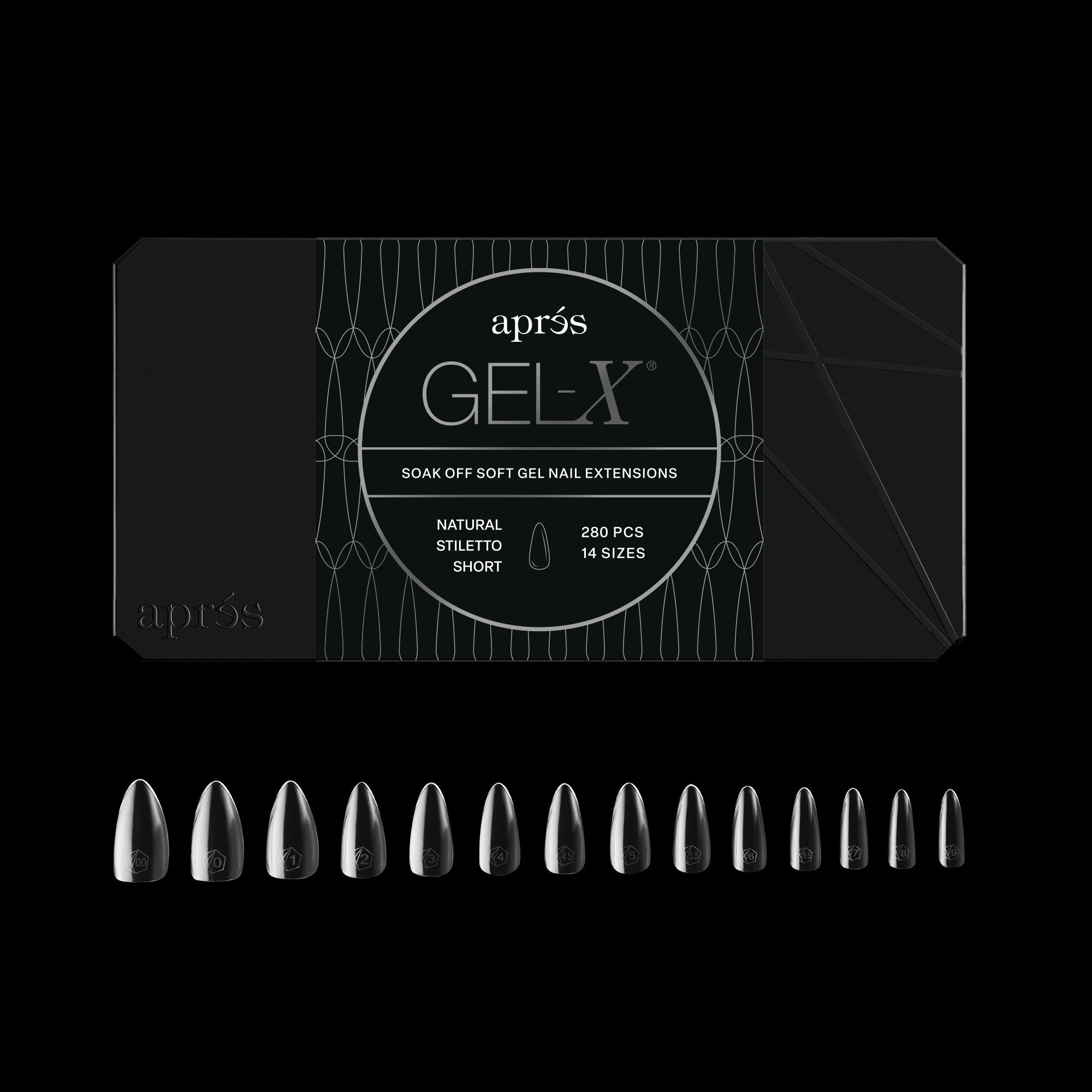 Gel-X® ナチュラル スティレット ショート (280pcs) – Aprés Nail - Japan