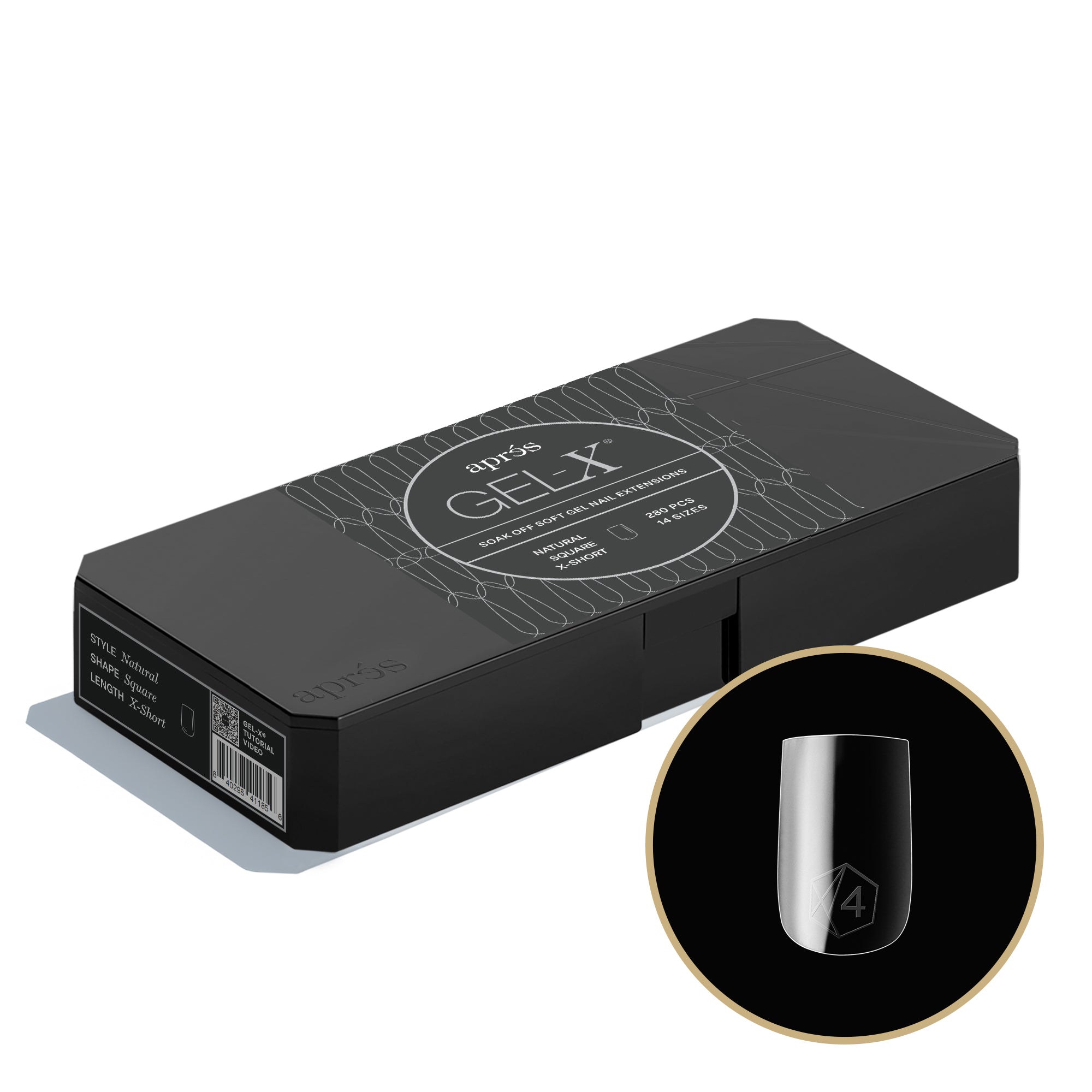 Gel-X® ナチュラル スクエア XS (280pcs) – Aprés Nail - Japan