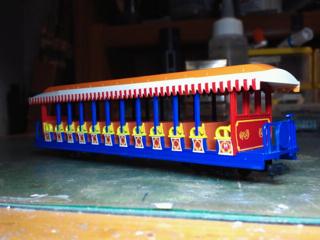 トミックスのウエスタンリバー鉄道Nゲージをミシシッピ号に大改造11