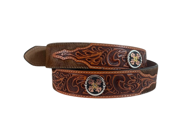 Gem Dandy Men's Leather Belt - Western Style Buckle | The Boot Jack