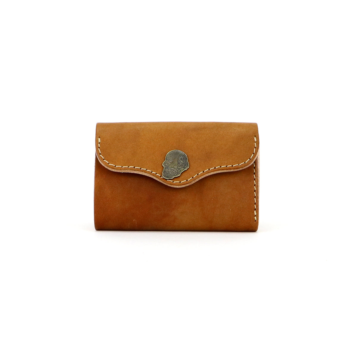 Mini wallet -Hand dye- – BrownBrown