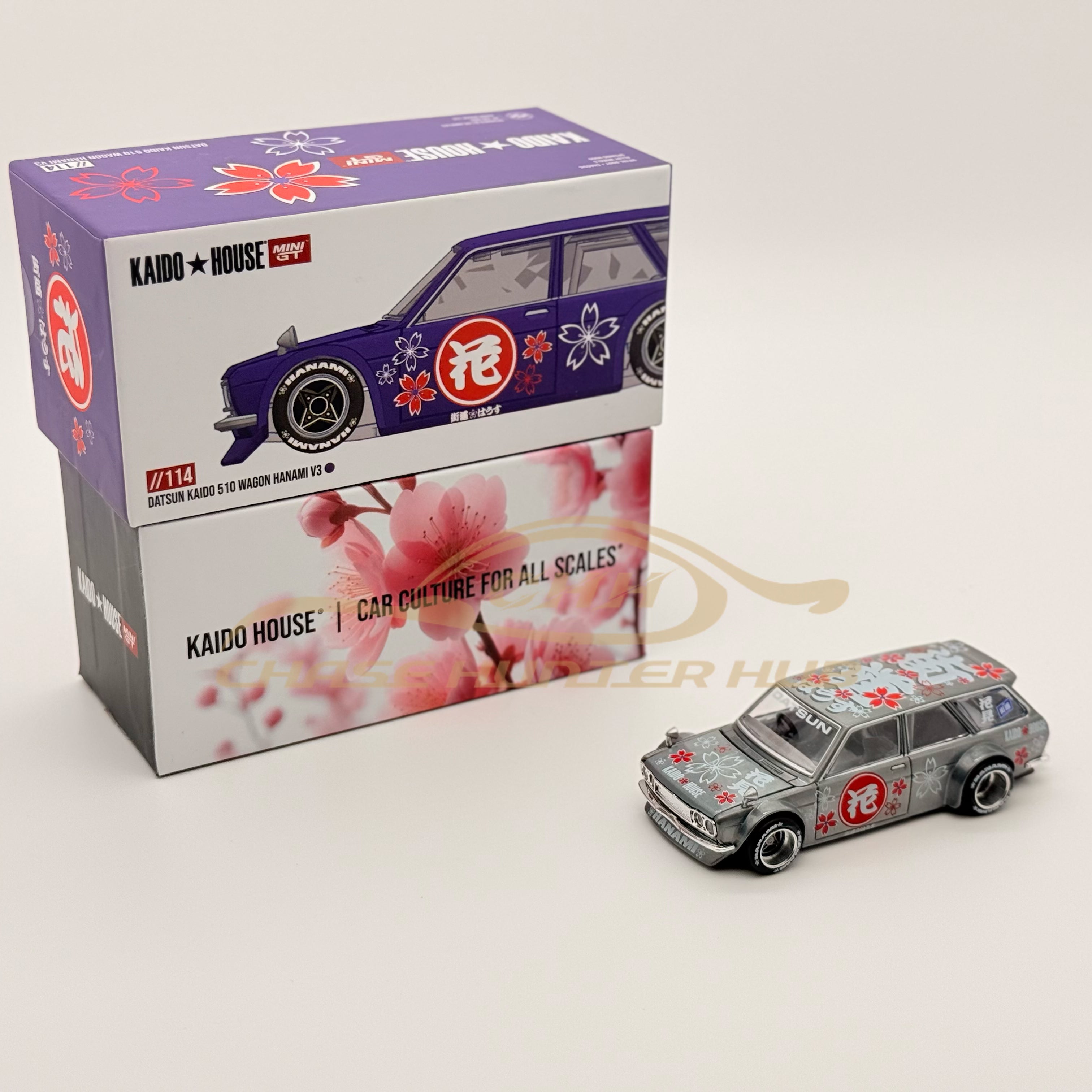 MINI GT x Kaido House 1:64 #114 510 Wagon Hanami V3 Chase – Chase