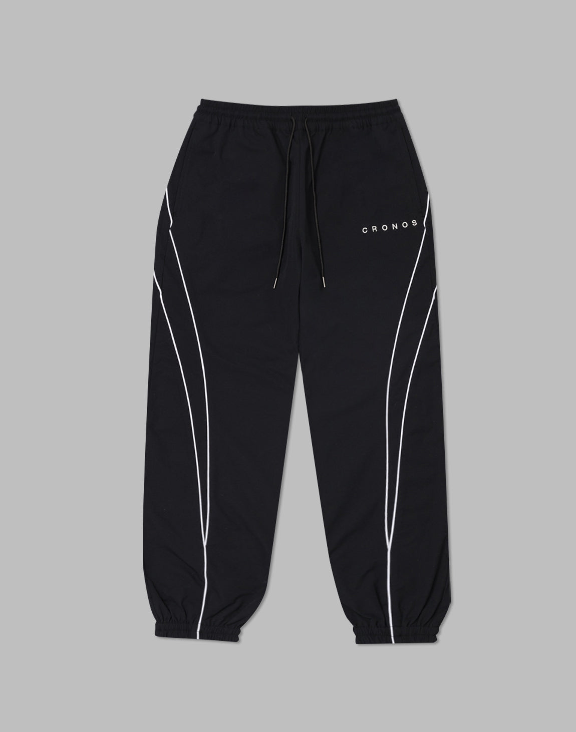 CRONOS Piping design long pants【BLACK】
