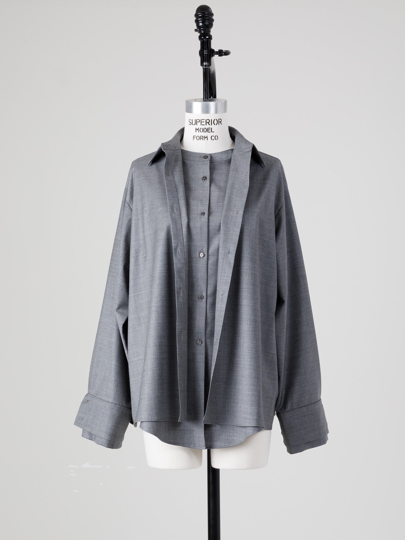 Mariela/double layered shirt jacket – deres.online