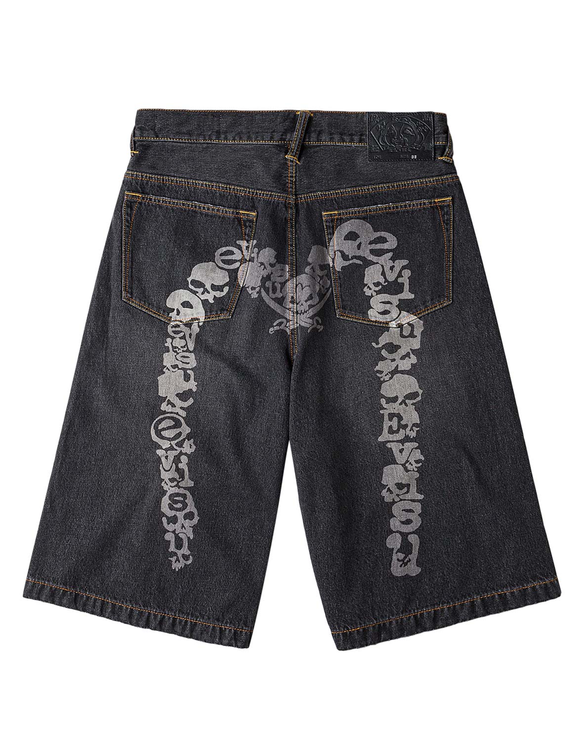 スカル大黒 デニムショーツ – EVISU