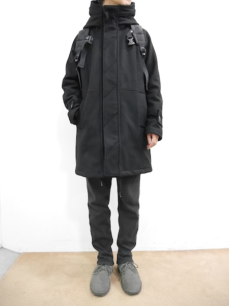nonnative ( ノンネイティブ ) TOURIST HOODED COAT W/N MELTON WITH