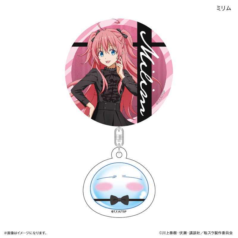 転生したらスライムだった件 アクリルチャーム付き缶バッジ ミリム