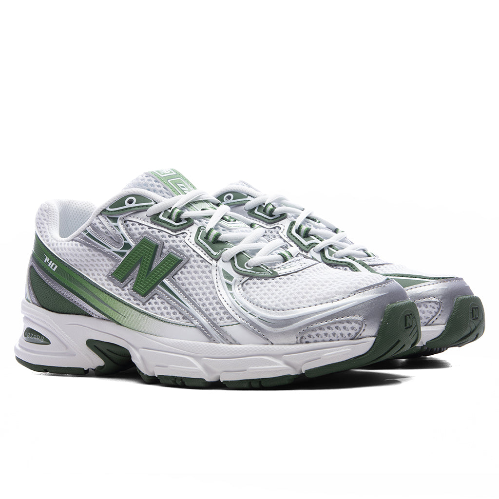 740 - White/Alpine Green/Silver Metallic – Feature