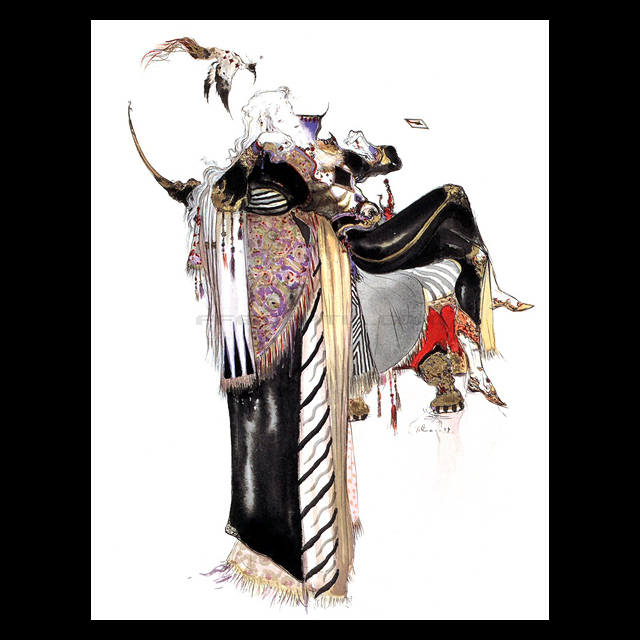 FF6 セッツァー：天野喜孝氏のコンセプトアート ─ 全マップ完備