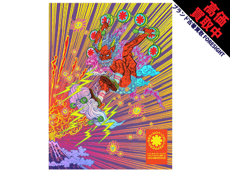 Red Hot Chili Peppers 東京限定 'LITHOGRAPH'リトグラフ ポスター