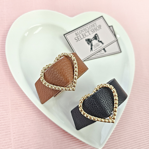 SELECT】ハートバックルブレスレット ブレスレット ＆ LOVE CLOSET