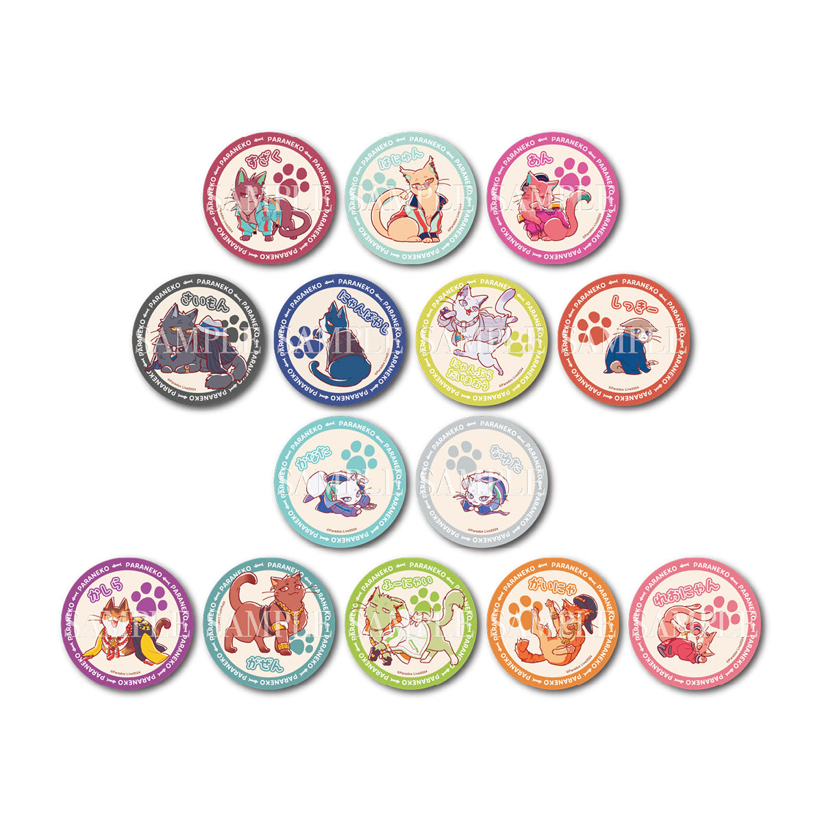 Paradox Live パラねこ ステッカーVer.1 – GCRESTORE ジークレストア