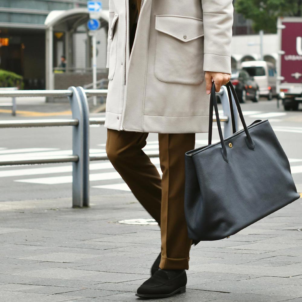 CISEI【チセイ/シセイ】トートバッグ Tote bag 941 LINDOS NAVY シボ革