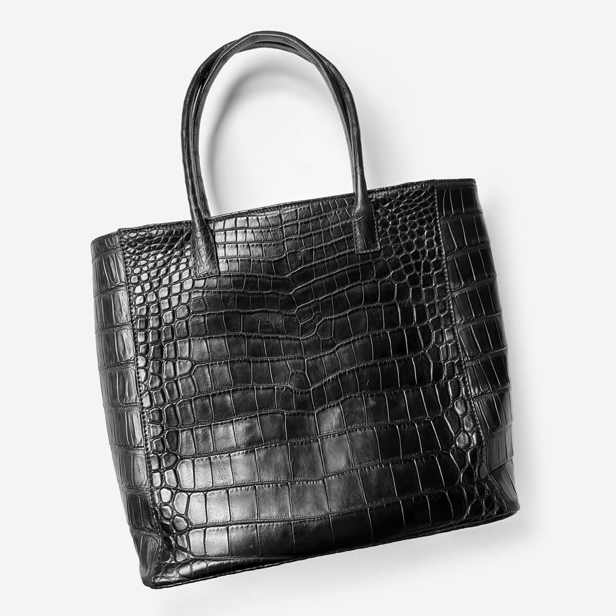 Alfredo Beretta ／アルフレッドベレッタ】トートバッグ クロコダイル