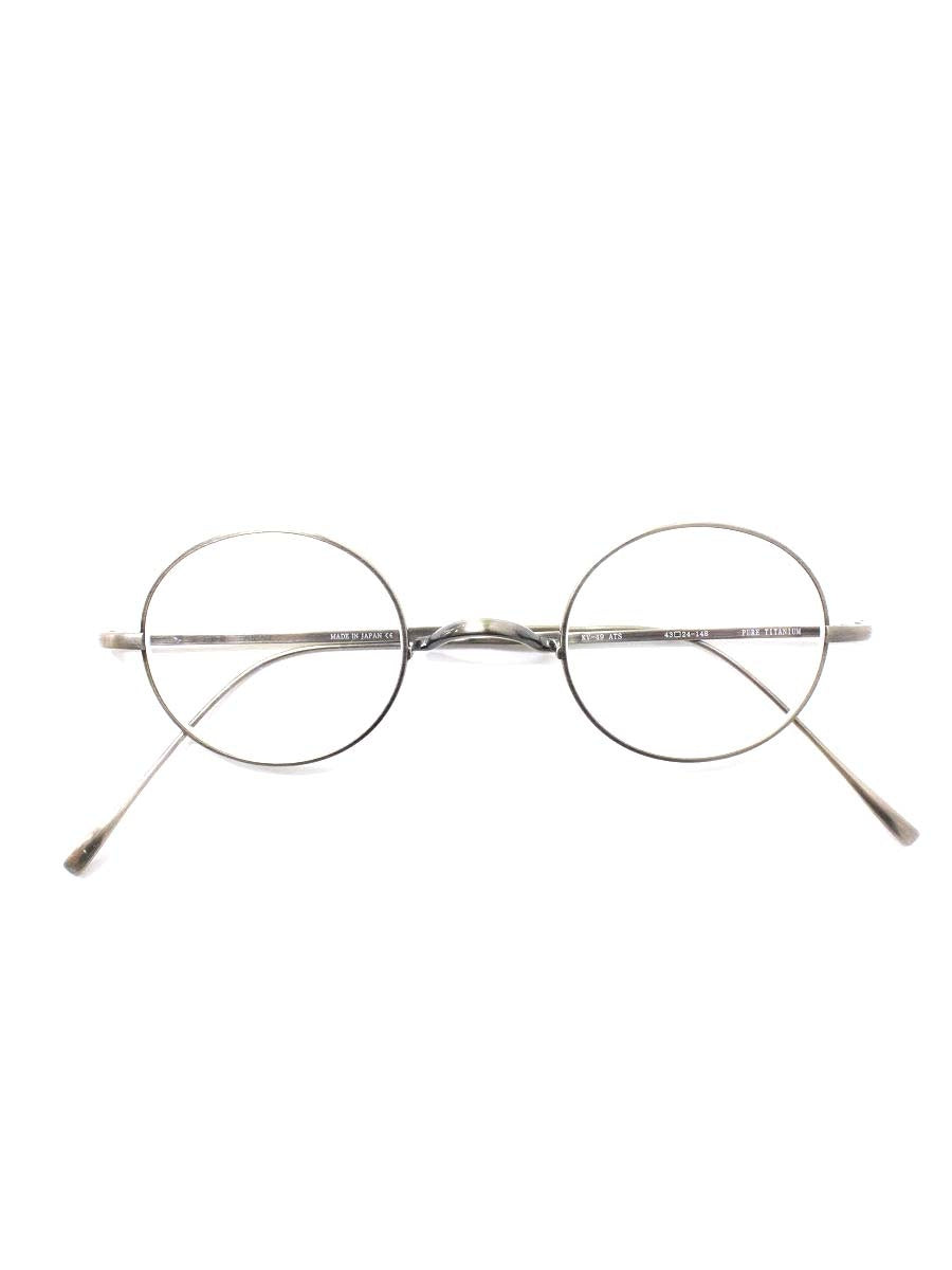 金子眼鏡 VINTAGE KV-49 ATS メガネ シルバー ラウンド メタルフレーム