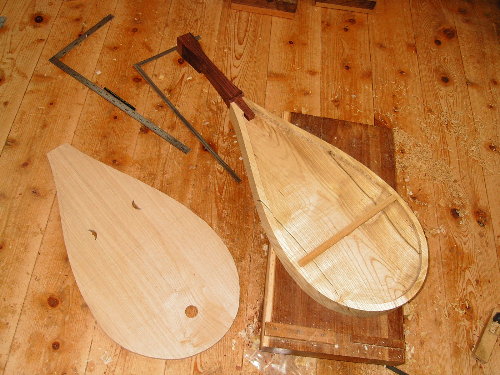 平家琵琶製作過程