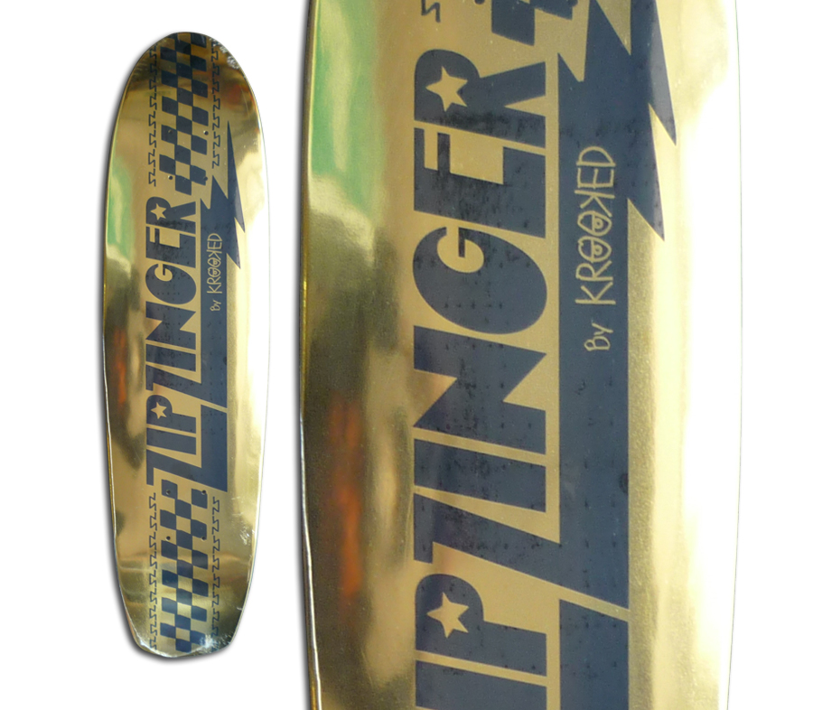 KROOKED ZIP ZINGER DECK (7.75 x 30inch) クルキッド ジップジンガー