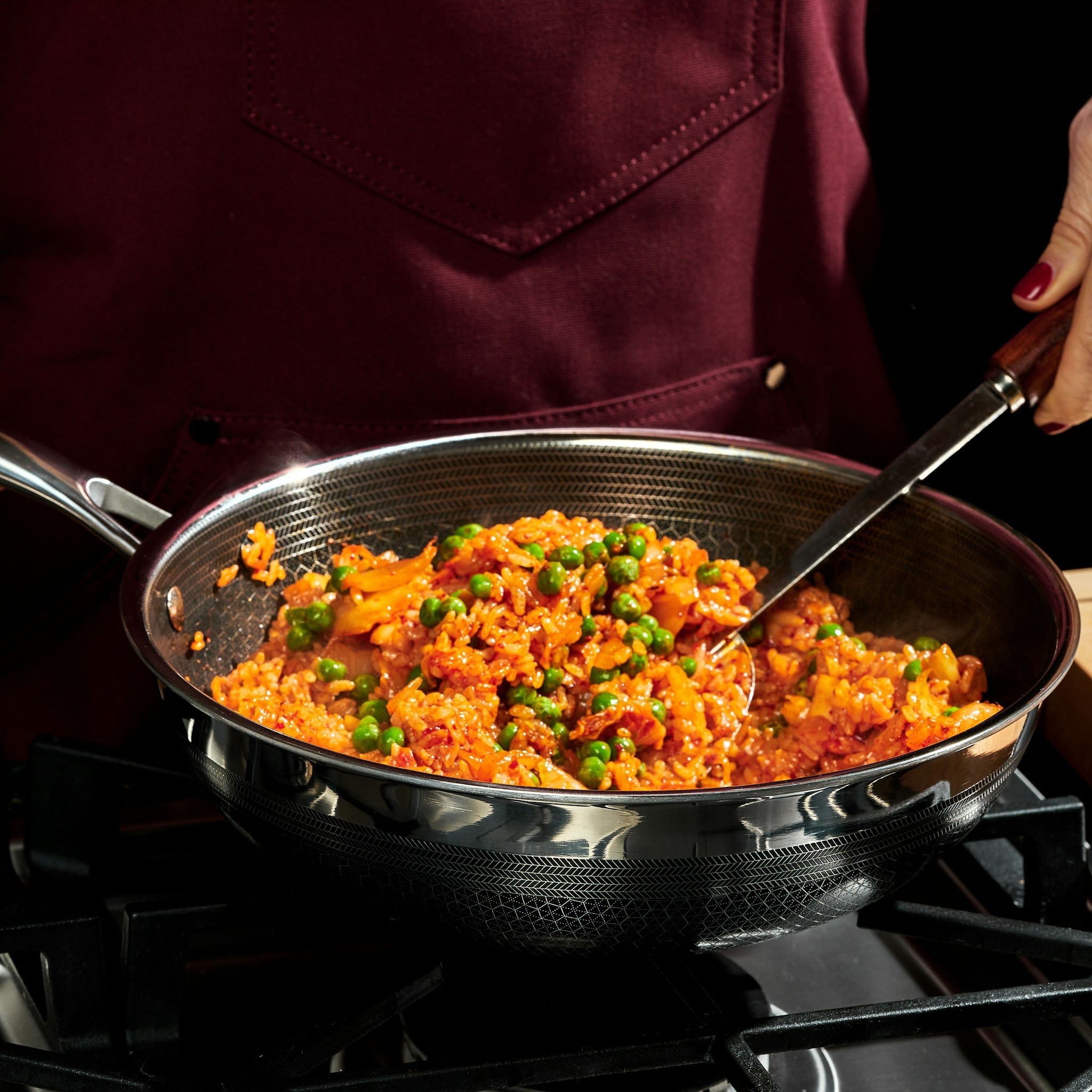 26 cm Hybrid Wok – ヘックスクラッド