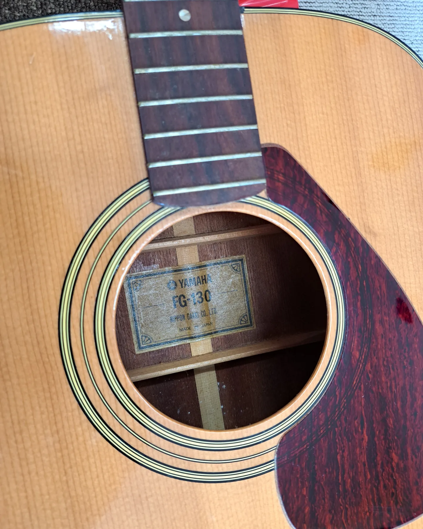 YAMAHA（ヤマハ）FG-130を直してみた。 | 大阪府高槻市/ギター教室