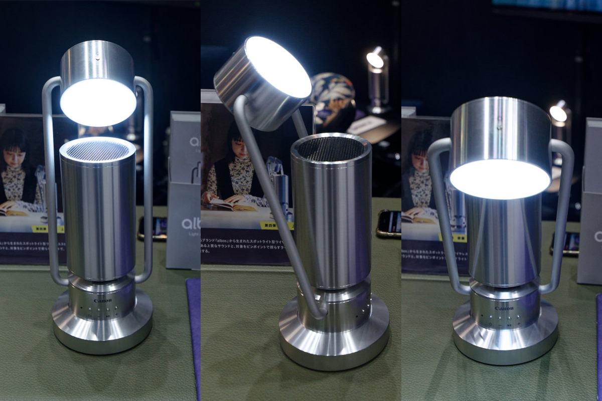 LED照明と一体の“ランタン”スピーカー「albos Light & Speaker