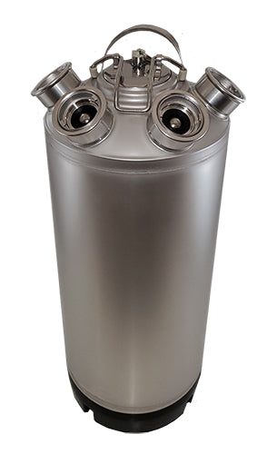19 L Cleaning Keg with Dual Sankey D Couplers
