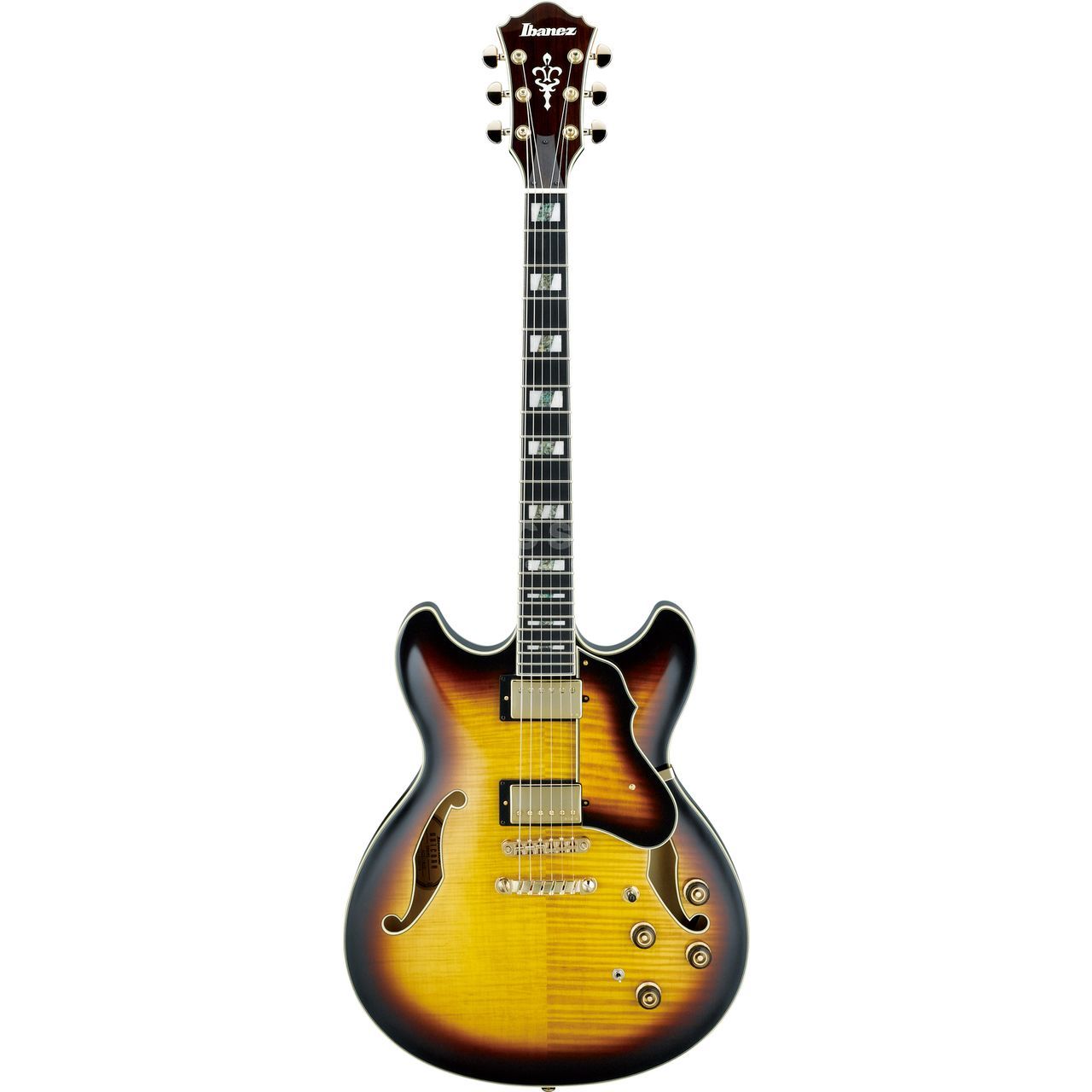 Ibanez AS153-AYS Antique Yellow Sunburst | MUSIC STORE professional