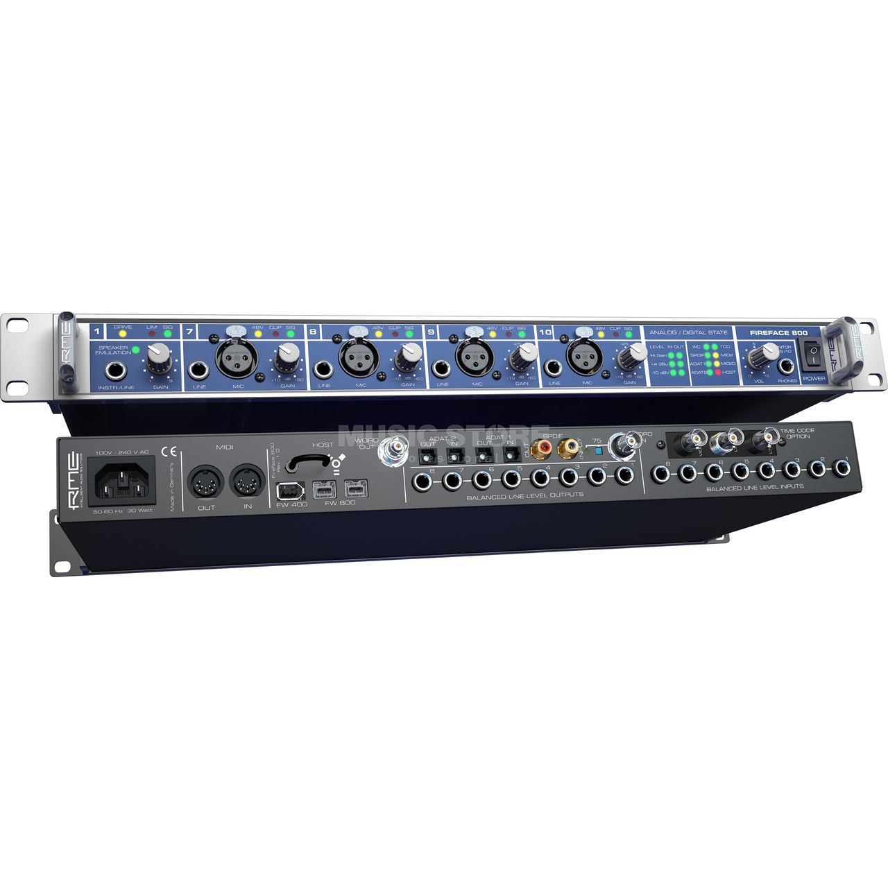 RME FireFace 800 56-Channel 192kHz FireWire | MUSIC STORE professional