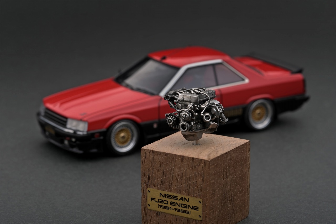 告知：1/43エンジン付「スカイラインRSターボ（R30）」10/18 (月) 受注