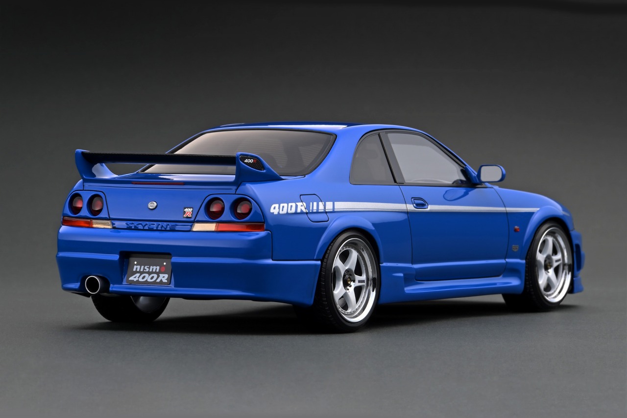 告知：1/18 エンジン付 WEB限定「Nismo R33 GT-R 400R」12/13(月
