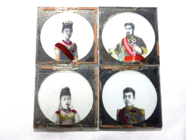 明治大正期の幻灯機用のガラス板19枚セット(日露戦争系多数) | Chicago