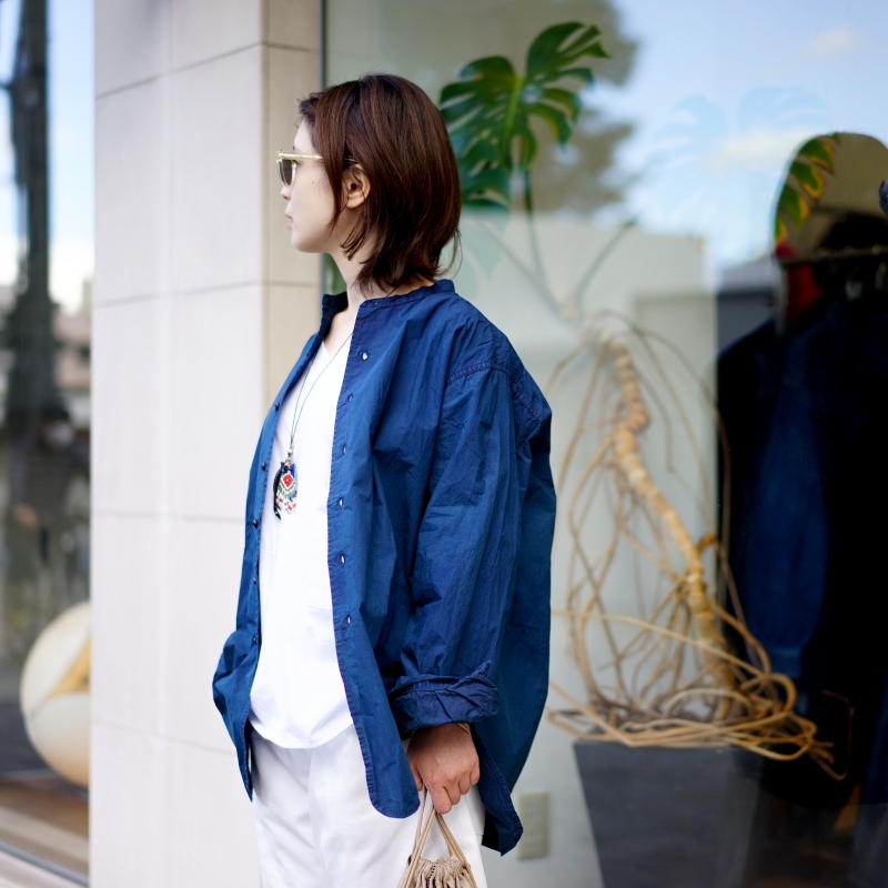 outil(ウティ)22AW Collectionの新作、chemisier sapois(OV-S008