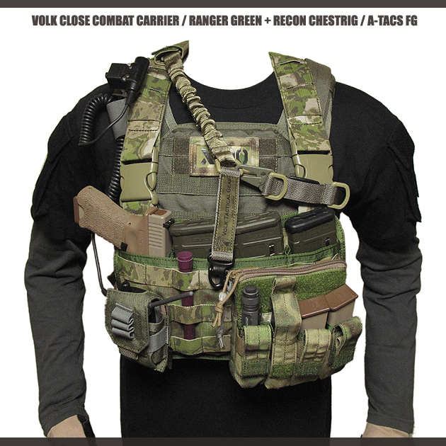 VOLK TACTICAL GEAR BLOG:装着例 （プレキャリ、チェストリグ）