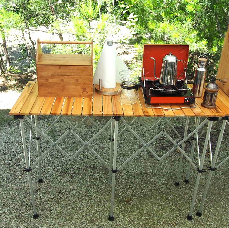 持ちつ持たれつ -Live and let live- :コールマン ウッドロールテーブル