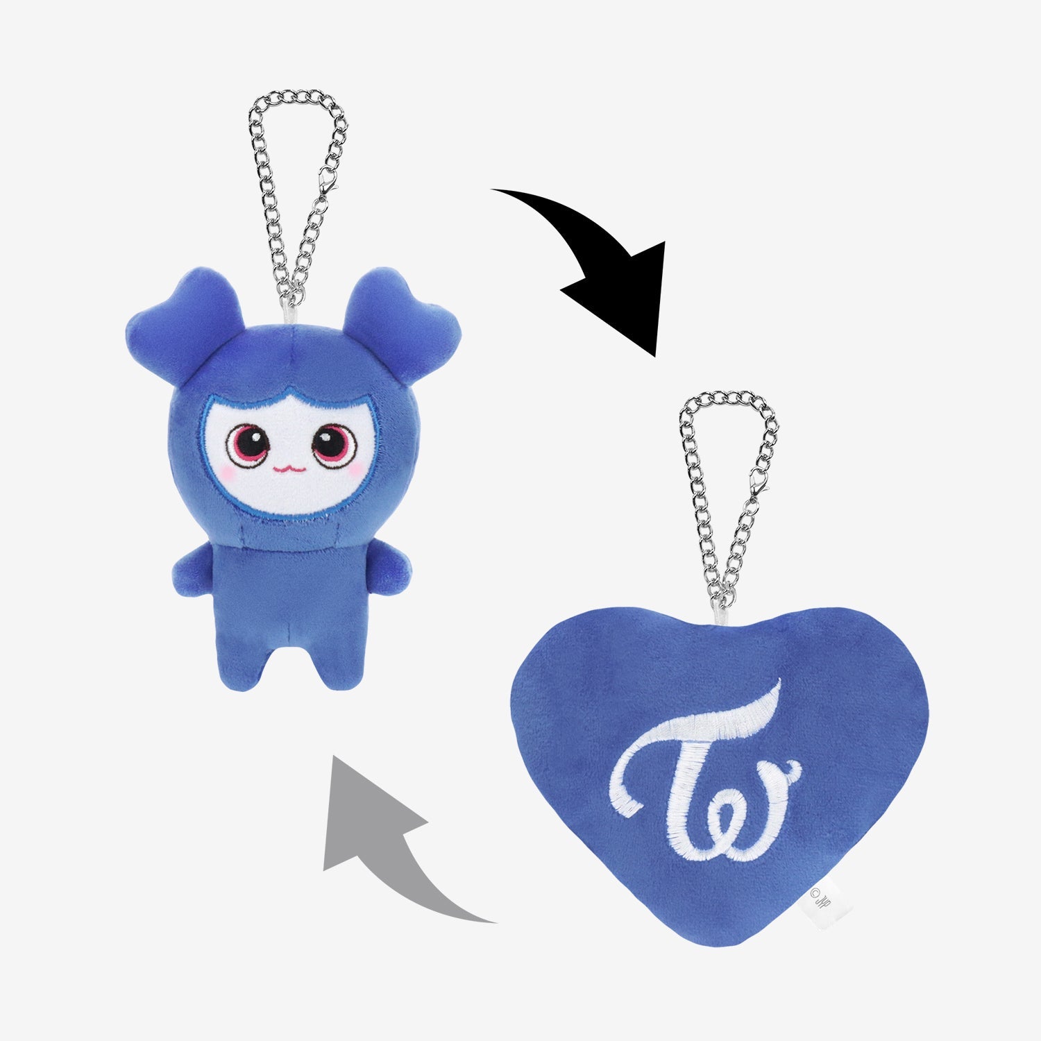 BABY LOVELYS REVERSIBLE BAG CHARM - Baby TZUVELY / TWICE『THIS IS