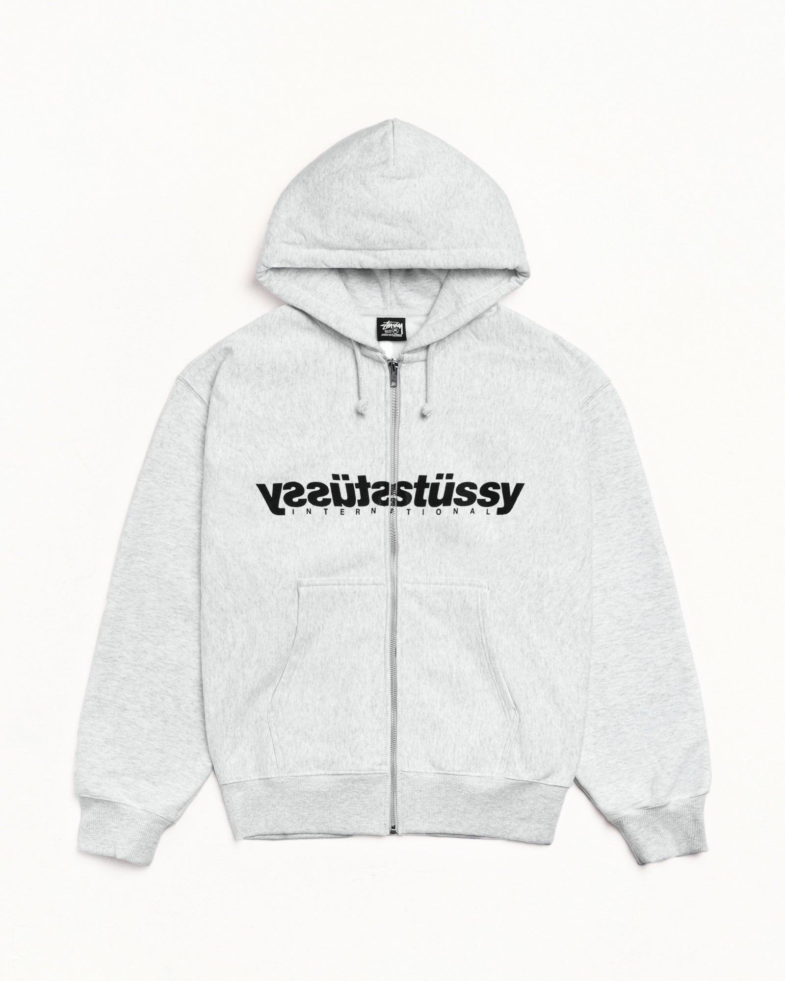 Mirror Zip Hoodie – Ash Heather | Sweats | Stüssy Japan