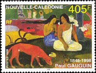 西洋美術切手 印象派｜ゴーギャン（Paul Gauguin）の絵画の切手