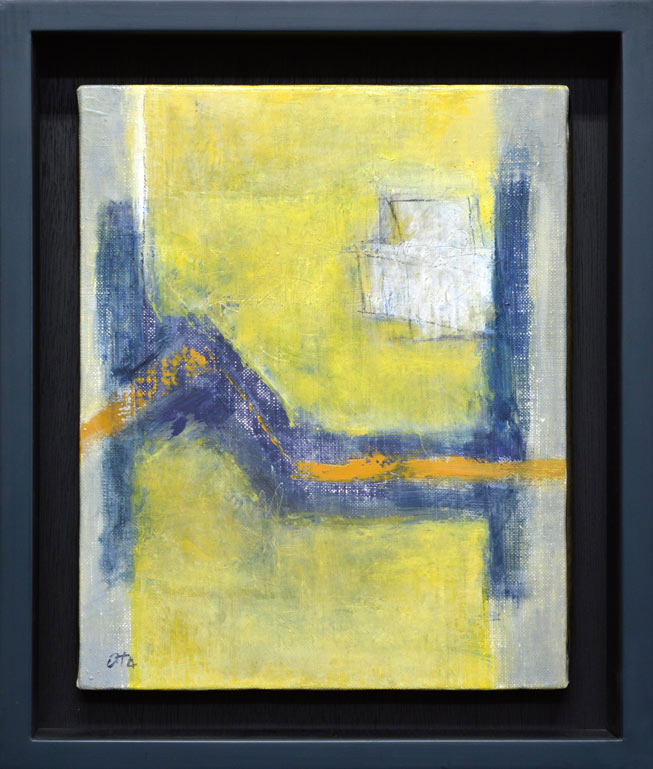 太田保子「Brücke07-05」油絵・F3号 絵画買取・販売の小竹美術