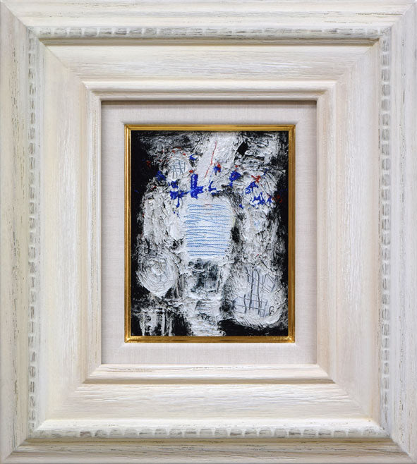 砂澤ビッキ「無題」油絵・F0号 絵画買取・販売の小竹美術