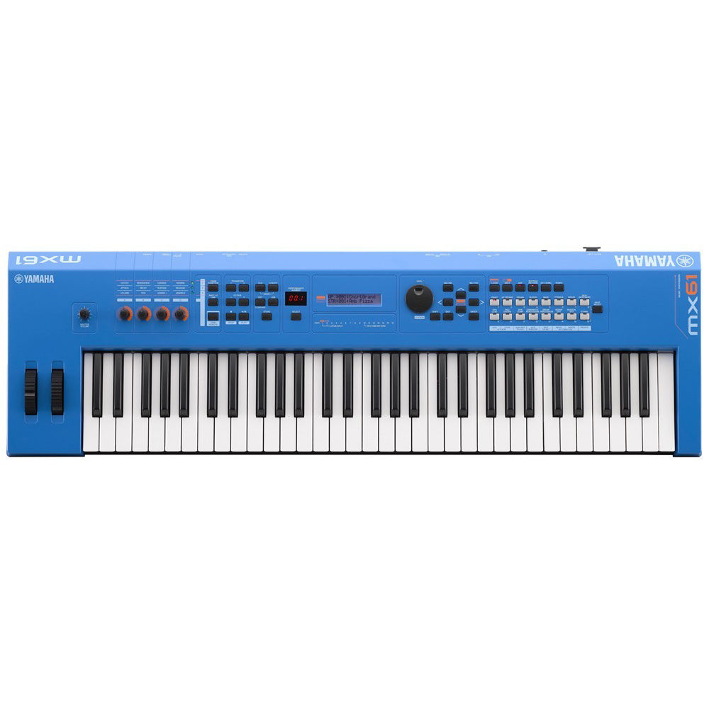 Yamaha MX61 Music Synthesizer - Blue KEY ESSENTIALS BUNDLE – Kraft