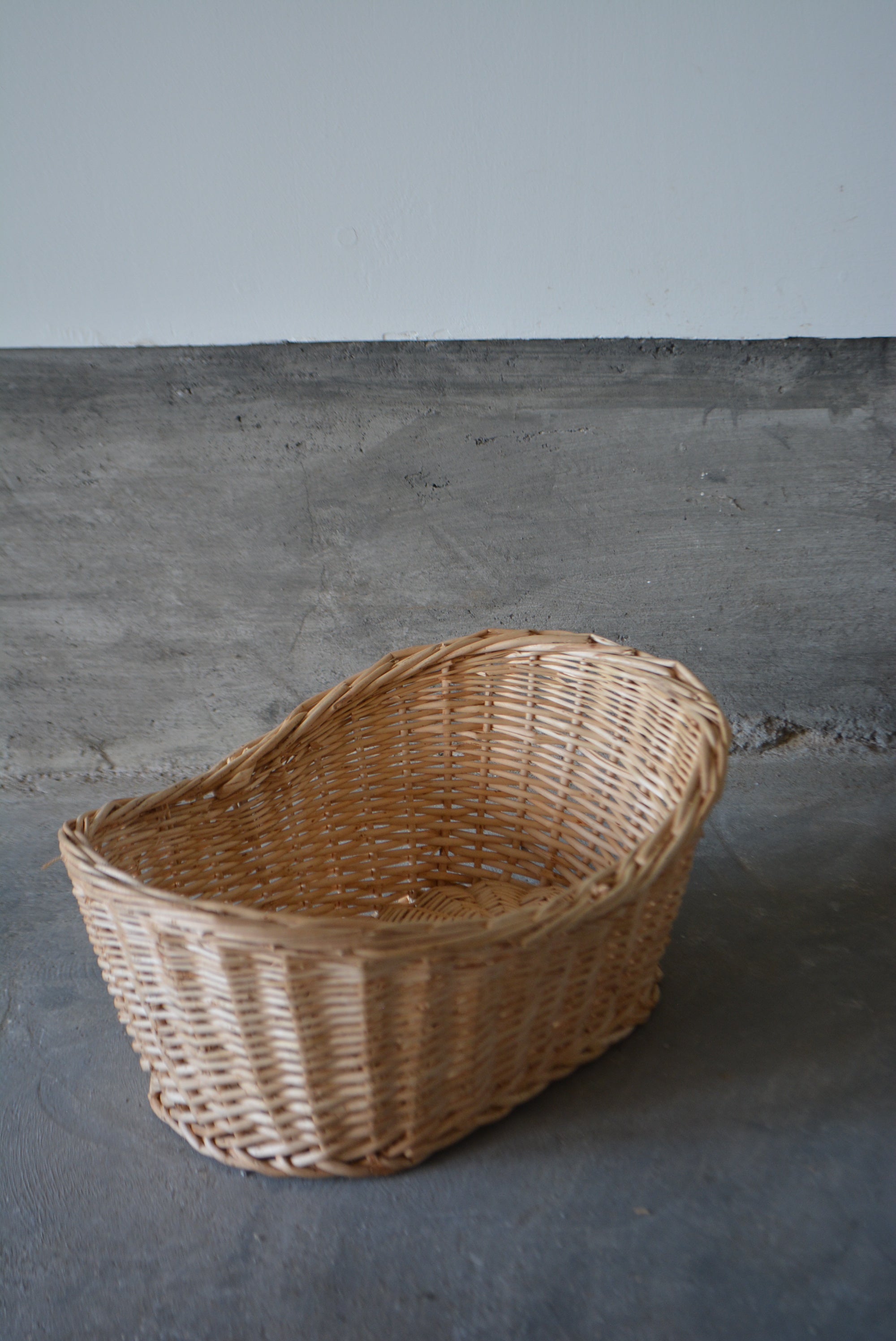 ラタン パニエ フレンチバスケット G 藤/フランスブロカント